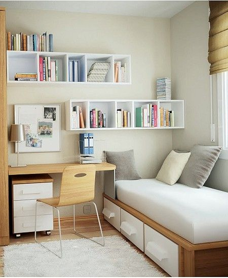 Smart Space: Small Room Decor Ideas For When You’re Short On Space Love ... regarding