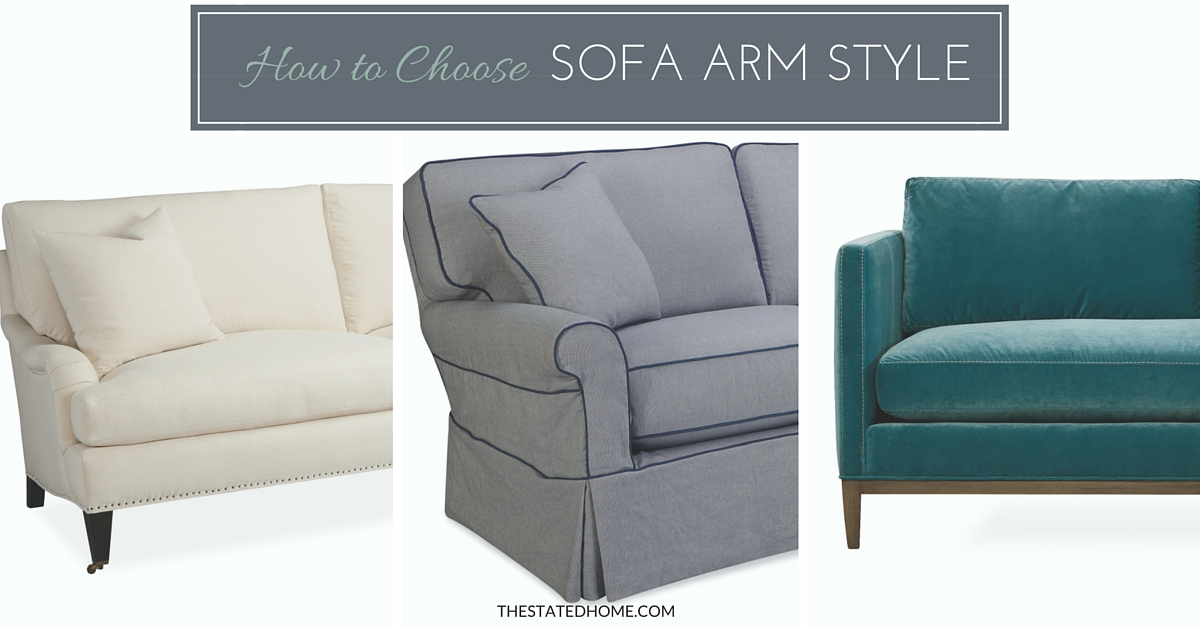 Sofa Arm Styles: Picking The Perfect One | The Stated Home inside Making a Statement How to Style Your Red Leather Sofa for Maximum Impact