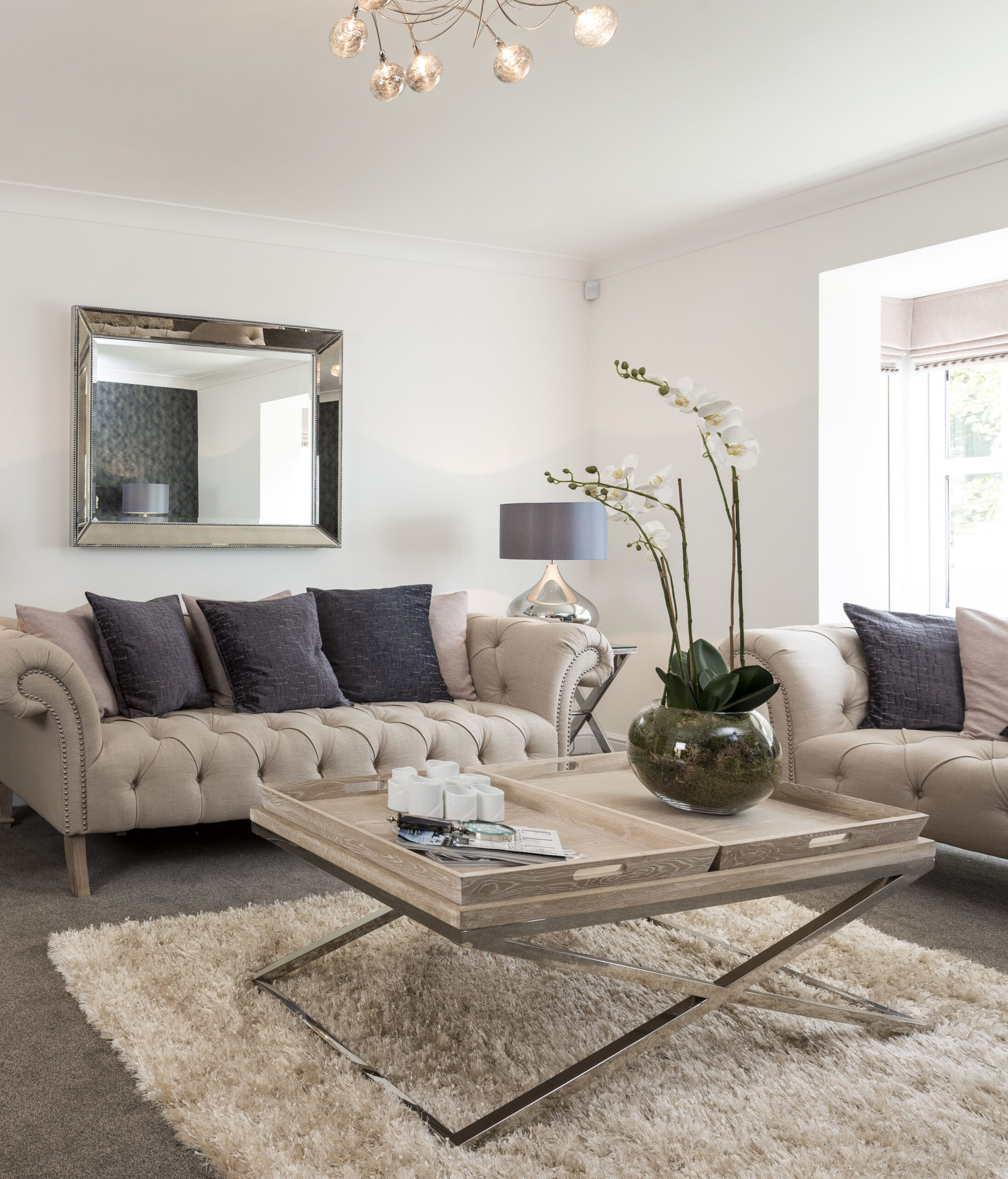 Sofas To Match Grey Carpet | Baci Living Room in