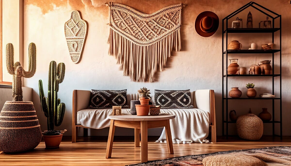 Southwest Interior Design Guide: How To Get The Look - Decorilla Online ... pertaining to Authentic Southwest Decor Finding Pieces with a Story