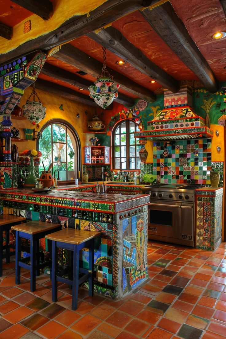Spice Up Your Kitchen With These Trendy Mexican Design Ideas ... throughout Bringing the Charm of Mexico Home Simple Touches for Authentic Interior Design