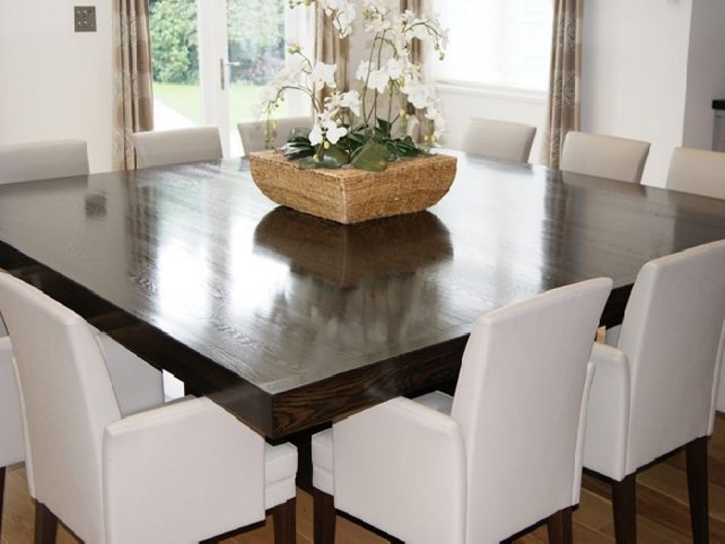 Square Dining Room Table Seats 8 - Foter with regard to