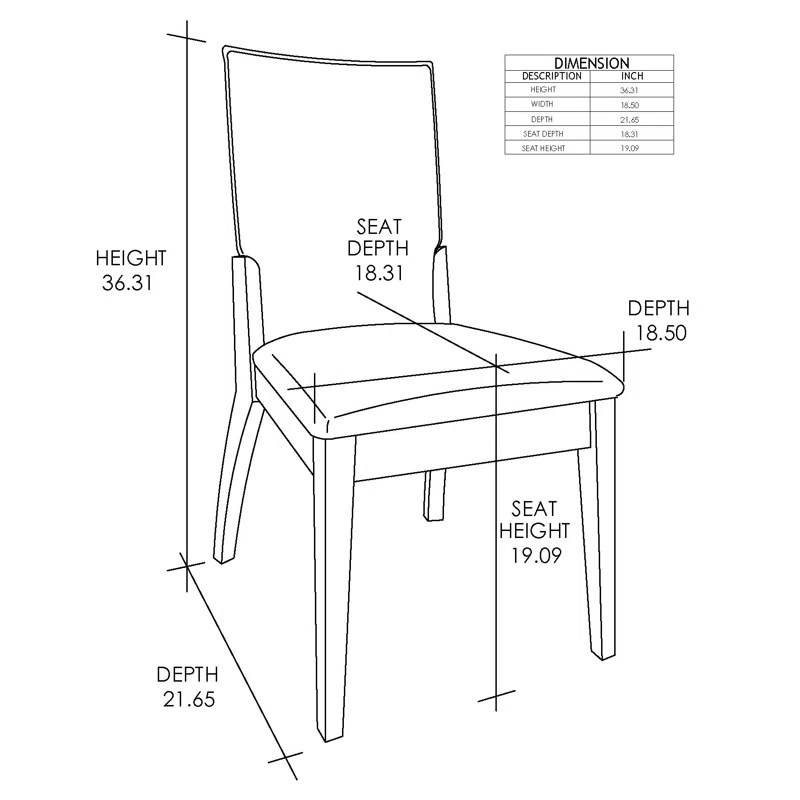 Standard Size Of Restaurant Chair Dining Chairs High Seat Height regarding