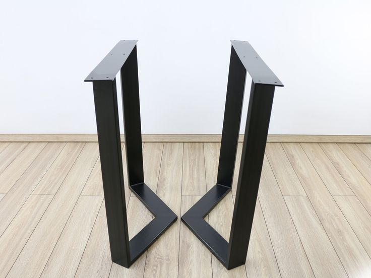 Steel Dining Table Legs (Set Of 2), Industrial Style Table Legs ... throughout
