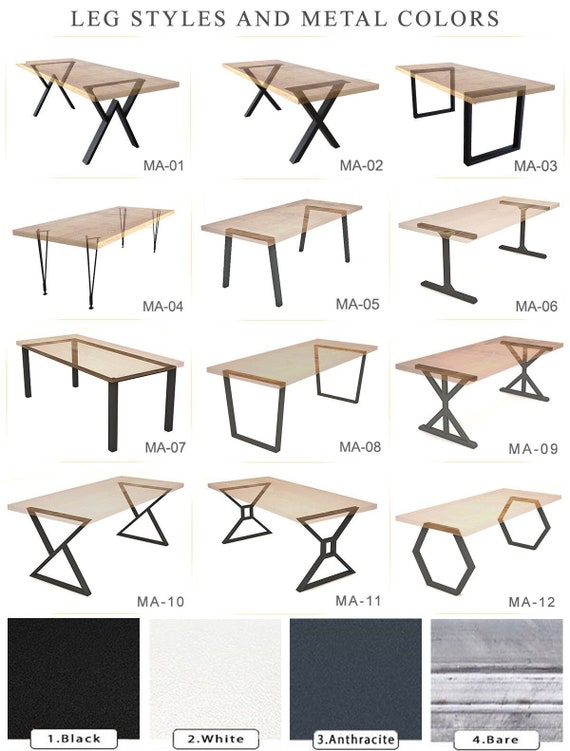 Understanding the Different Types of Metal Legs for Dining Tables