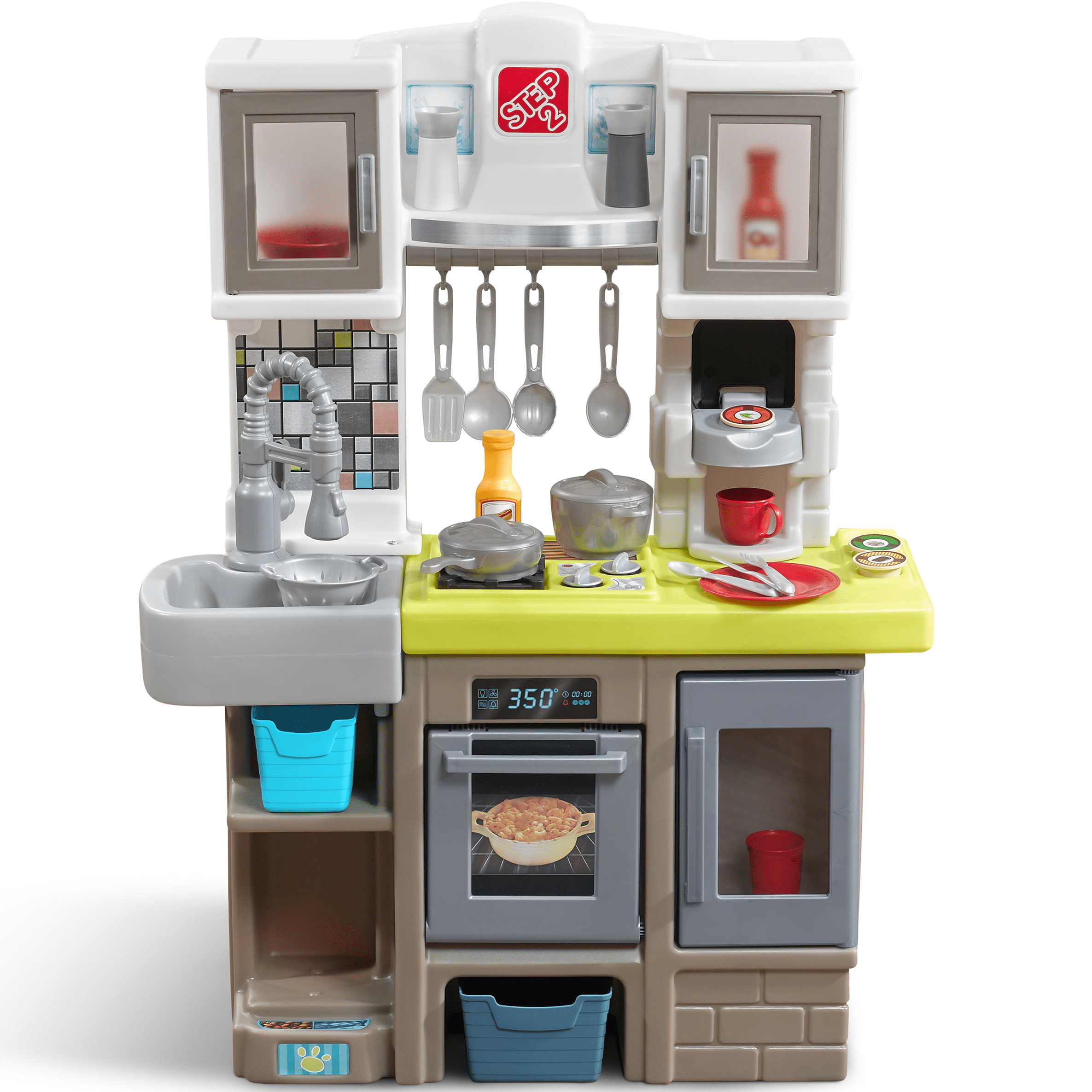 Step2 Contemporary Chef Brown And White Toddler Plastic Play Kitchen ... in From Toddler Chef to Future Innovator How Modern Kitchen Playsets Spark Imagination