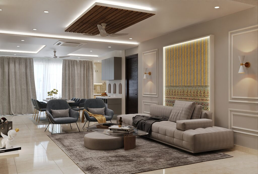 Stunning &amp;Amp; Modern Living Room Interior Design Ideas In India regarding Unlock the Secrets to a Stylish Modern Living Room