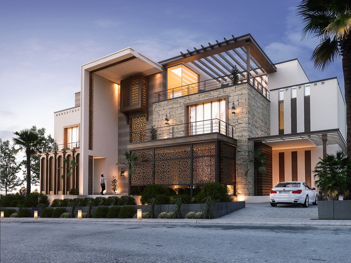Stunning House Exterior Designs With Attractive And Unique Design ... with regard to The Art of Home Design Making Your Space Truly Yours