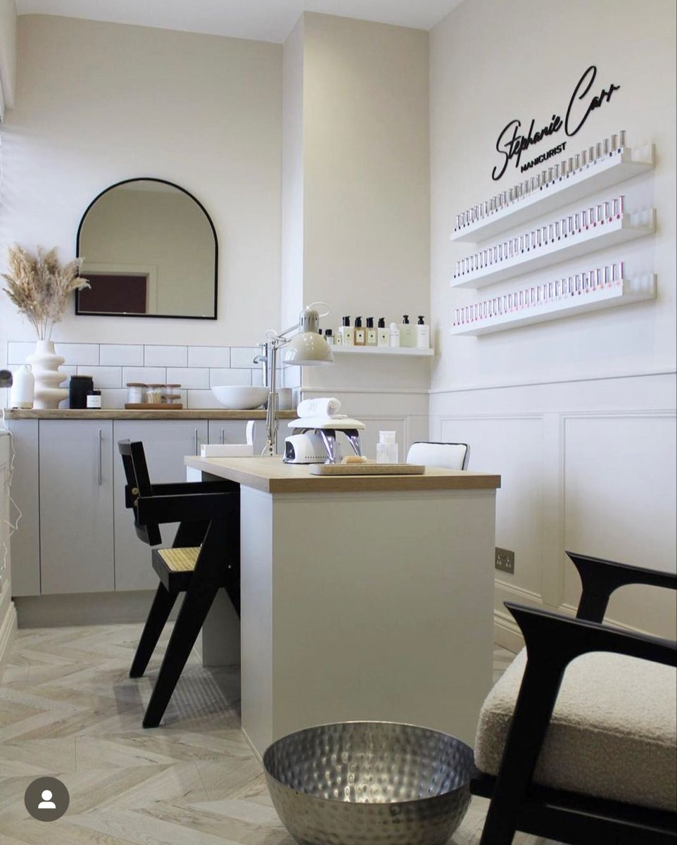 Stylish Nail Salon Decor Ideas regarding