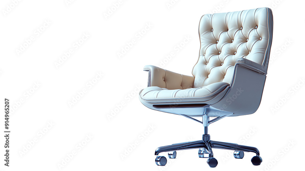 Stylish Office Chair With Elegant Tufted Design, Perfect For Modern ... in