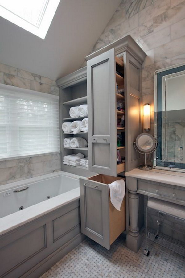 Super Smart Storage Solutions For Small Bathrooms - Top Dreamer intended for Smart Storage Solutions Every Small Bathroom Needs
