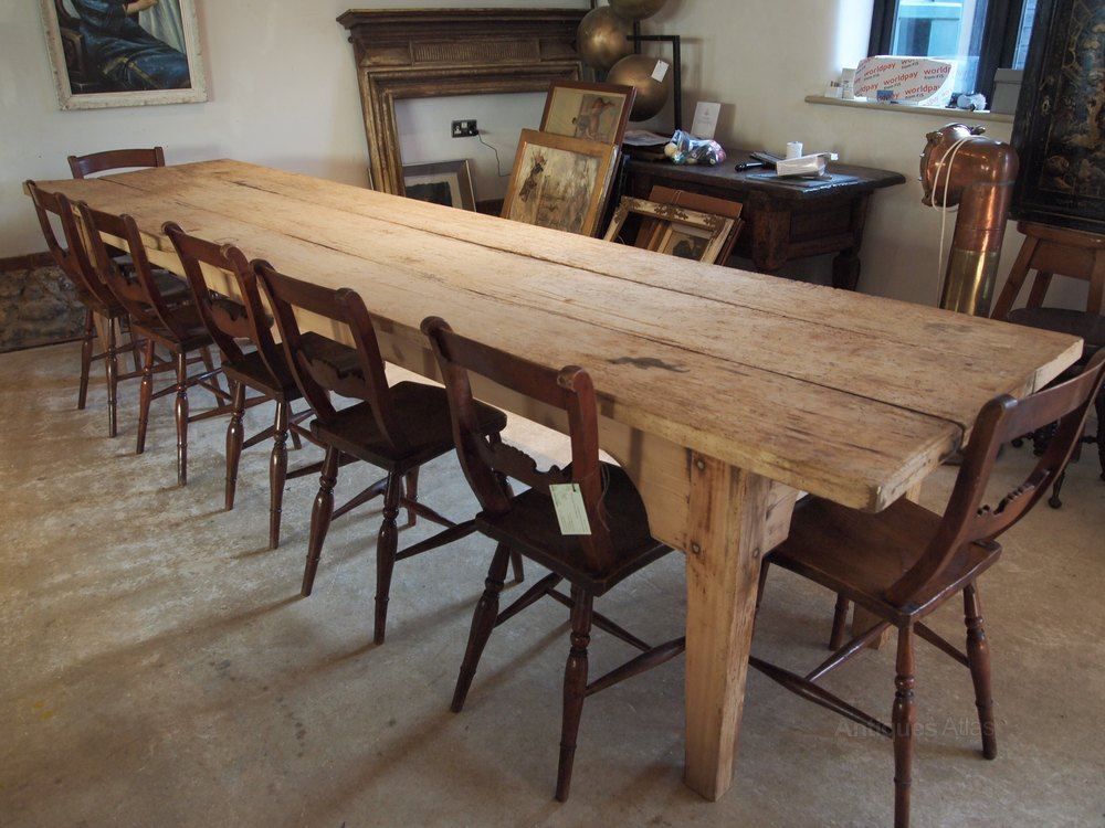 Table Refectory Rustic Dining George Iii Sycamore - Antiques Atlas with Caring for Your Refectory Dining Table Through the Years