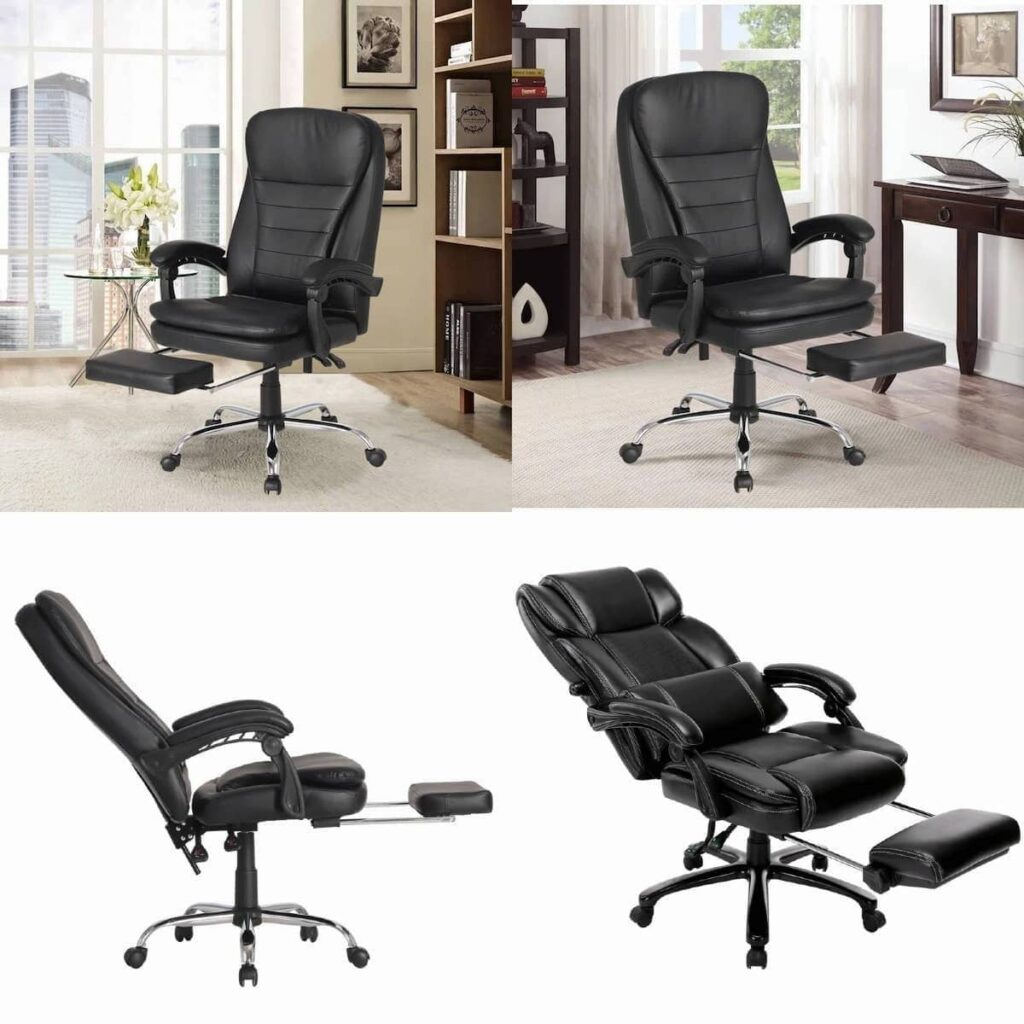 The 4 ⭐️ Best Office Chairs With Leg Rests Options throughout Unlock Ultimate Comfort Understanding Office Chair Leg Rests