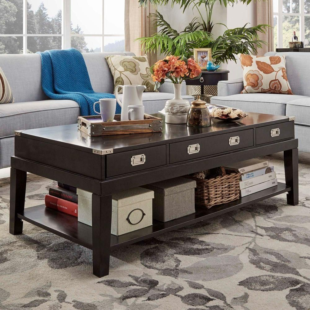 The Beauty Of A Dark Wooden Coffee Table - Coffee Table Decor in Dark Wood Coffee Tables With Storage