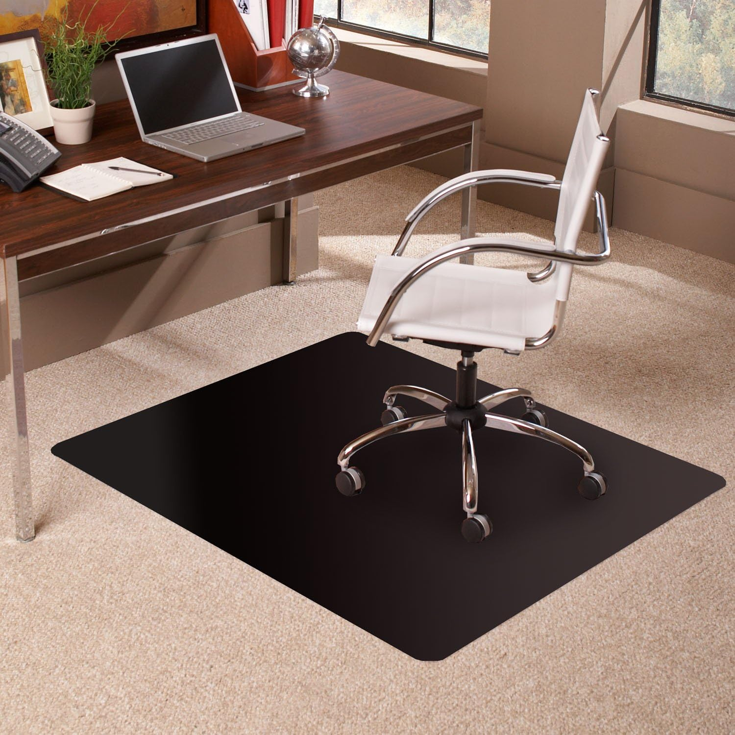 The Best Black Floor Mat For Office Chair - Home Previews inside