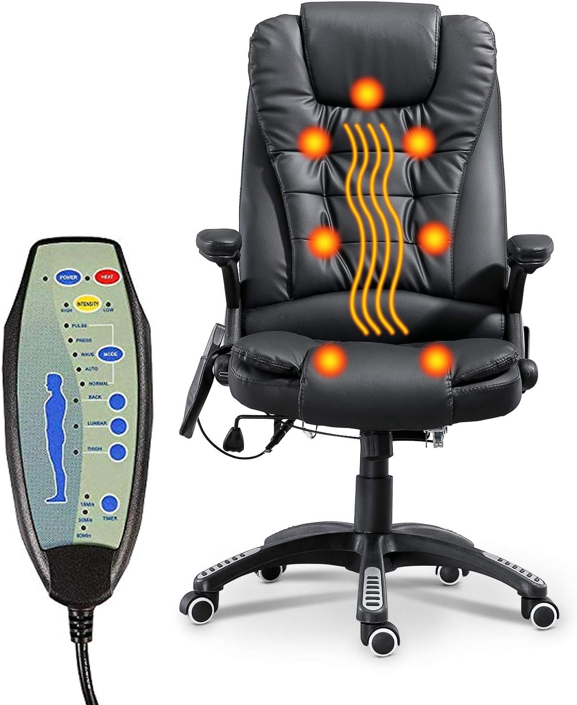 The Best Executive Office Massage Chair Vibrating Ergonomic - Home Preview pertaining to Unlock Comfort Discover the Best Office Chair Back Massagers