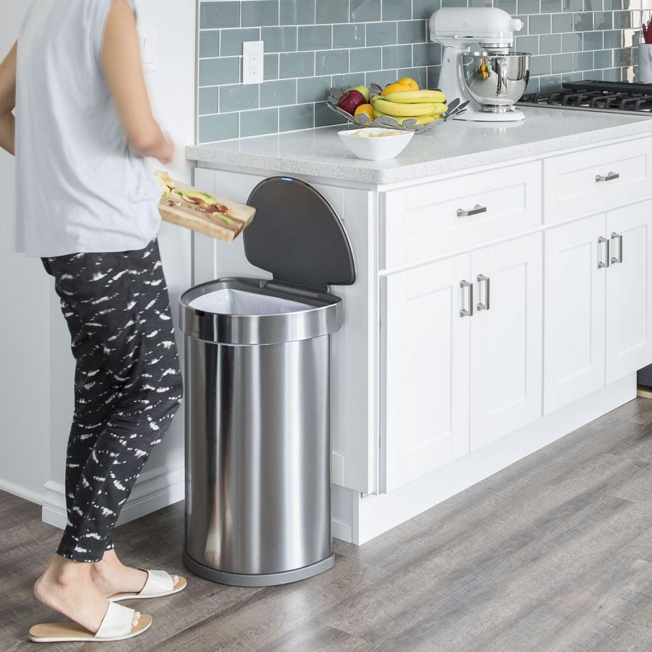 The Best Kitchen Trash Can 2022 | Hgtv throughout