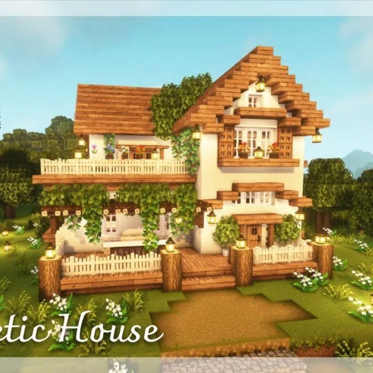The Best Minecraft House Ideas | Aesthetic Cottage House Blueprint ... in Beyond the Cobblestone Your Next Great Minecraft House Awaits