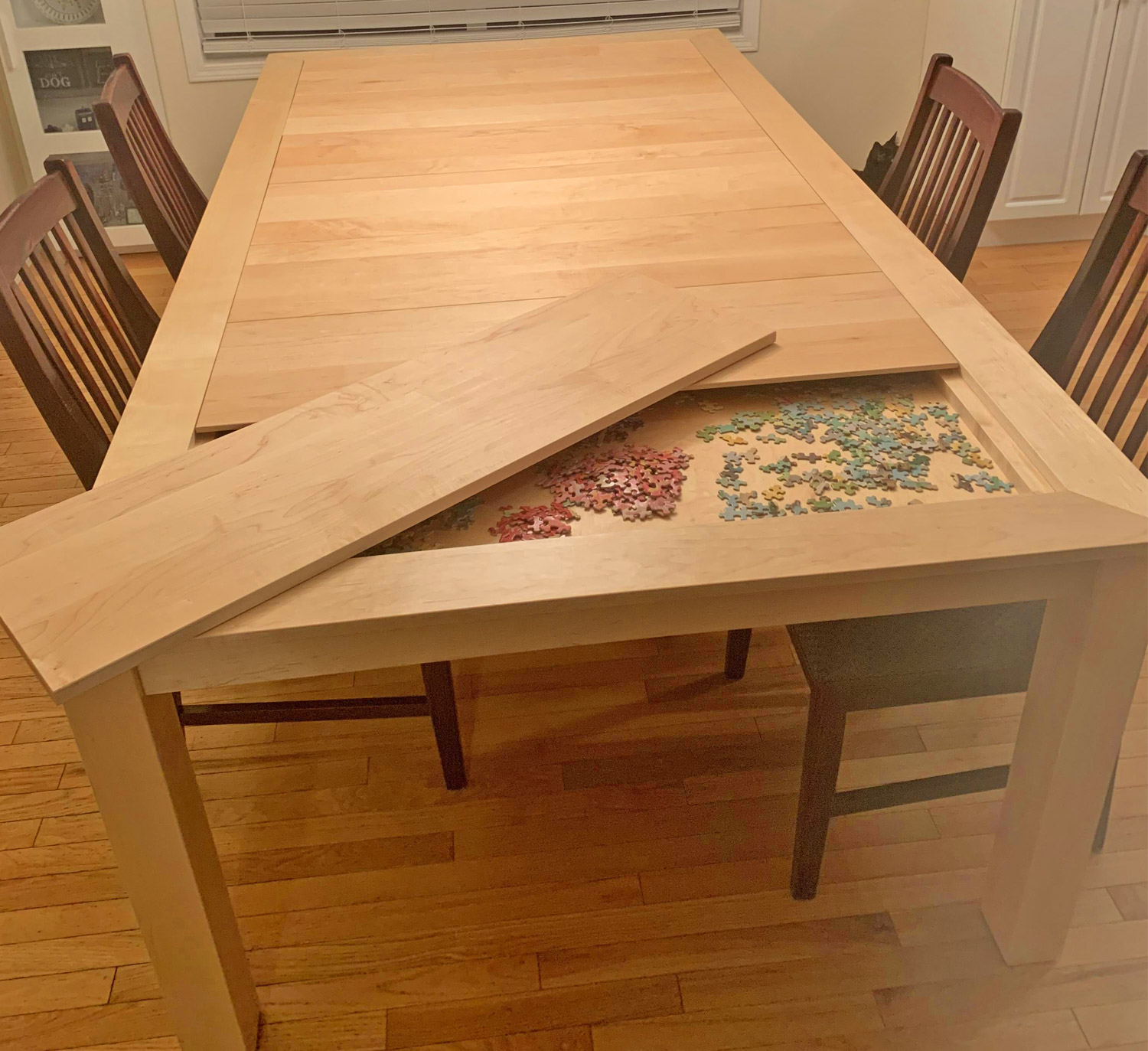 Beyond the Meal A Puzzle Dining Room Table’s Versatile Uses