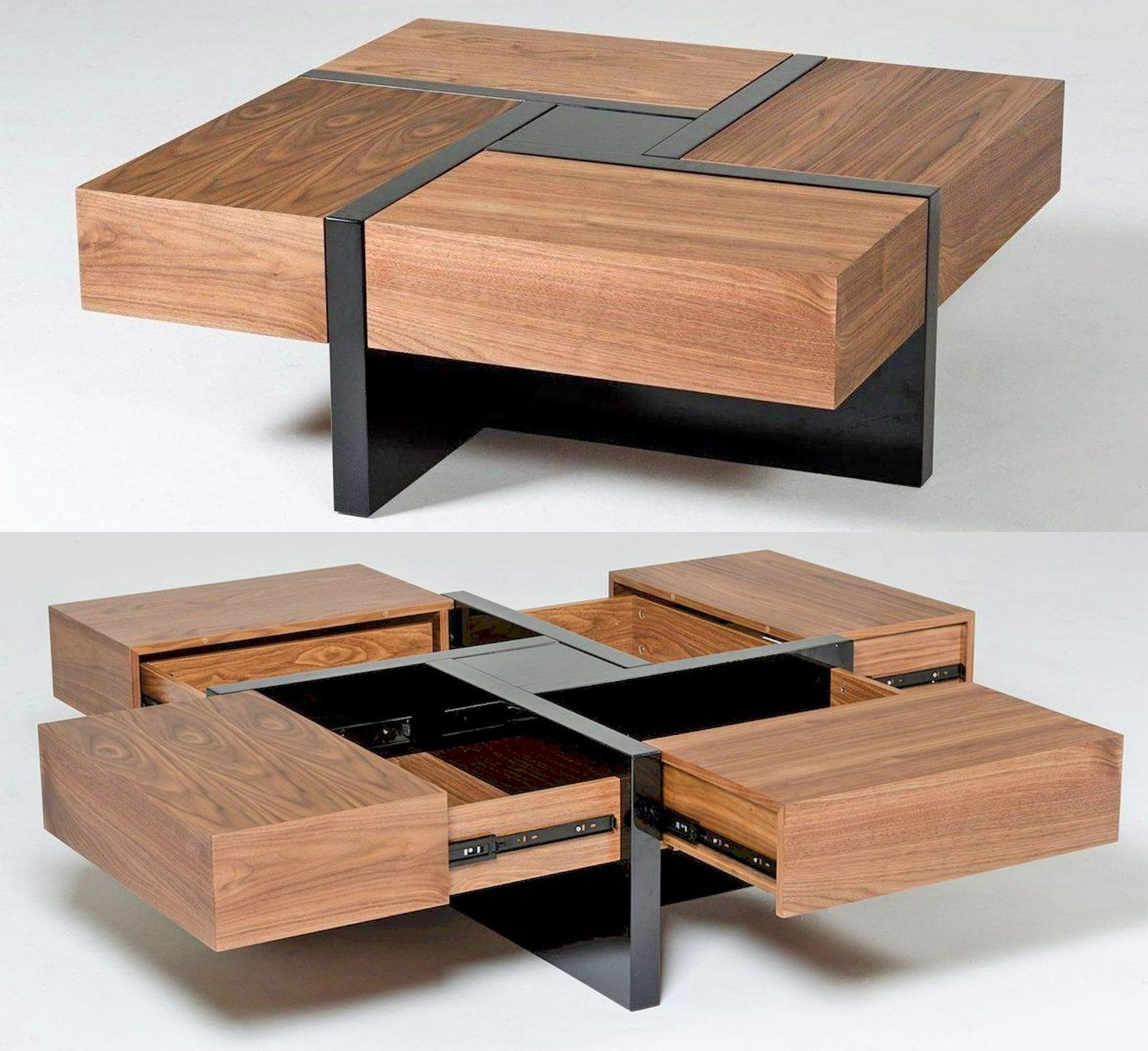 Unlocking Storage Potential The Art of Solid Wood Coffee Tables with Drawers