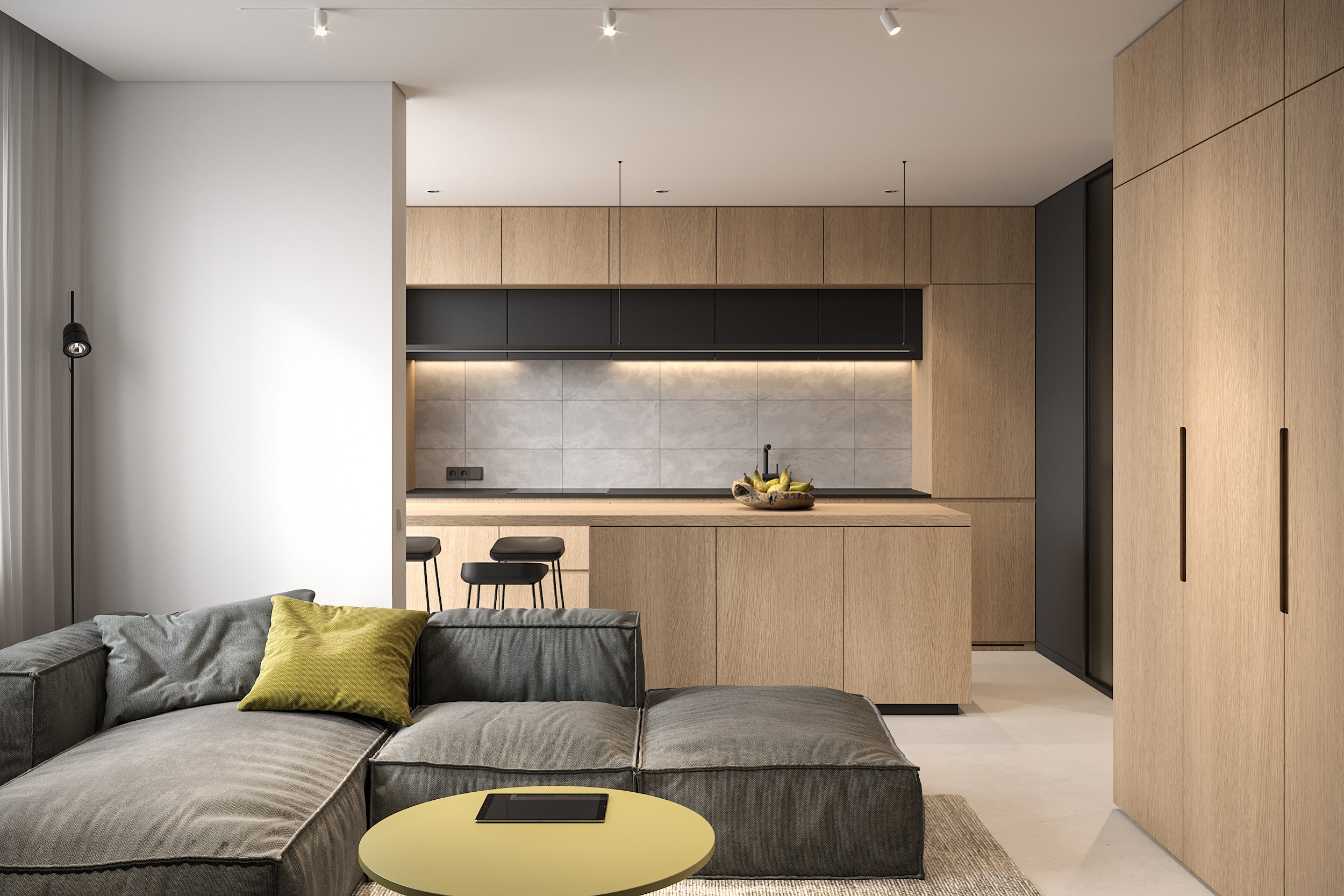 Tiny Apartment - Small Apartment Interior Design By Bezmirno inside Flat Interior Design Ideas