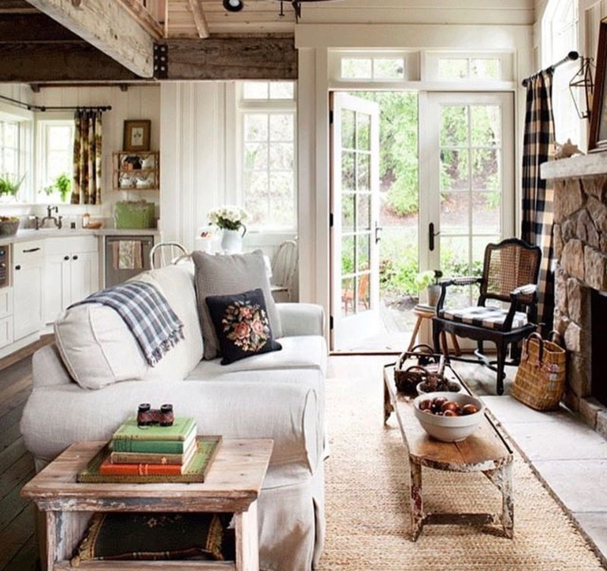 Tiny Home Ideas Cottage Living Rooms, Home Living Room, Living Room ... within Cozy and Chic Inside Your Small Bungalow A Decorator's Guide