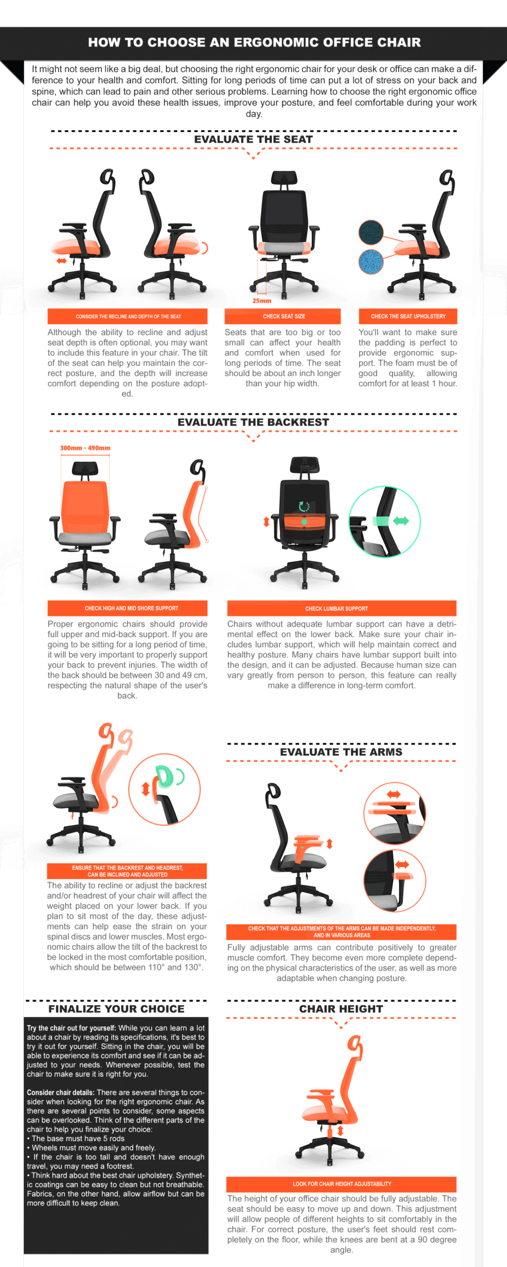 Tips For Choosing An Ergonomic Office Chair - Cadeinor within Finding Your Perfect Sit The Art of Choosing an Office Chair That Supports Recline