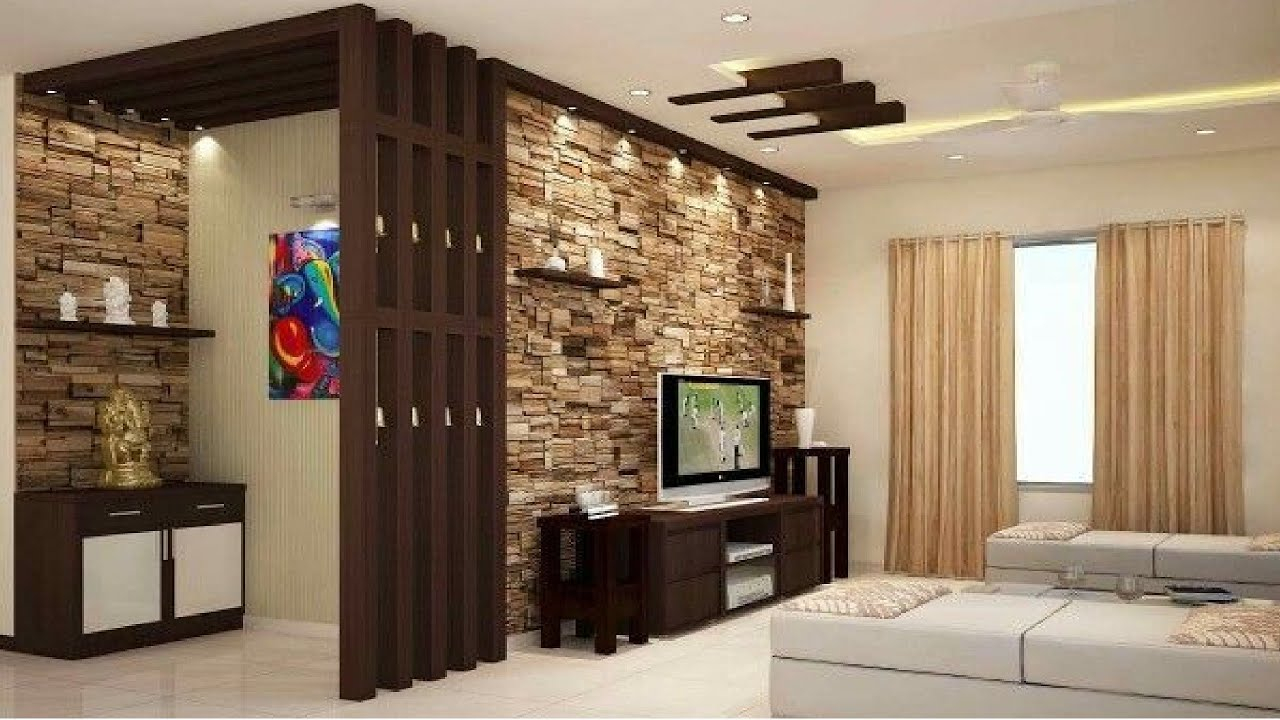 Top 100 Stone Wall Decorating Ideas For Living Room Interior Design ... regarding Interior Design Ideas For Wall
