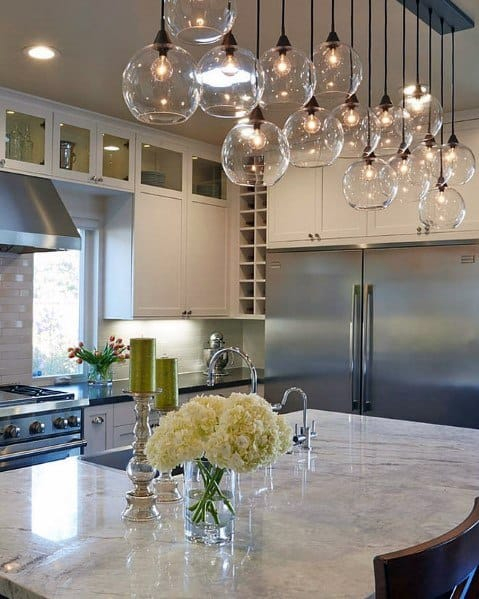Top 50 Best Kitchen Island Lighting Ideas - Interior Light Fixtures inside Transform Your Kitchen Island Lighting with Contemporary Style