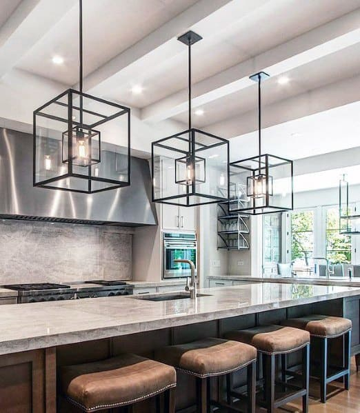 Top 50 Best Kitchen Island Lighting Ideas - Interior Light Fixtures with regard to