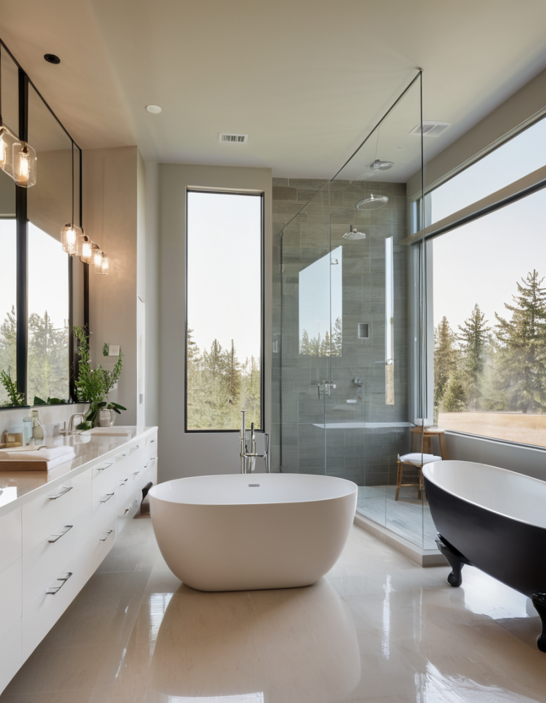 Modern Trends in Bathroom Tub and Shower Design
