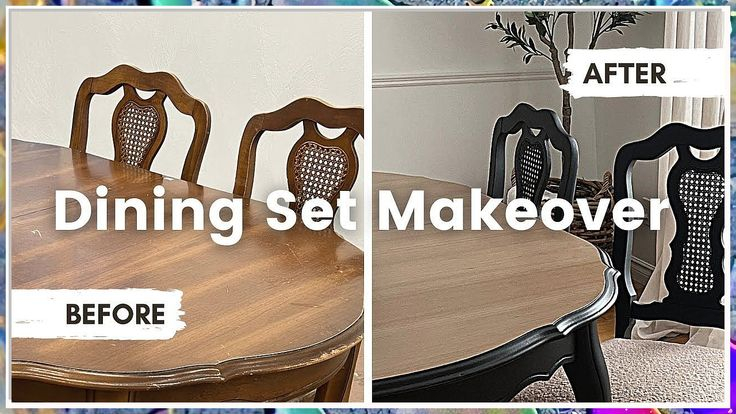 Transform Your Dining Room With Stunning Table Makeovers In 2024 ... intended for Transform Your Dining Space with a Beautifully Painted Table