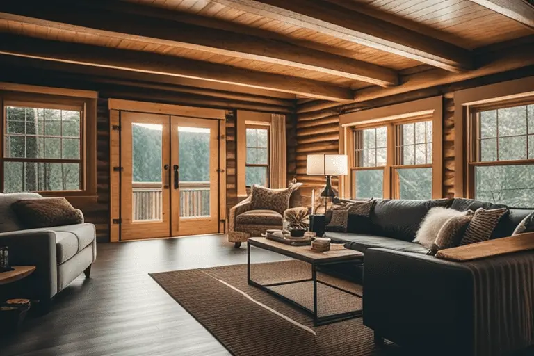 Transform Your Log Cabin With Contemporary Interior Design with