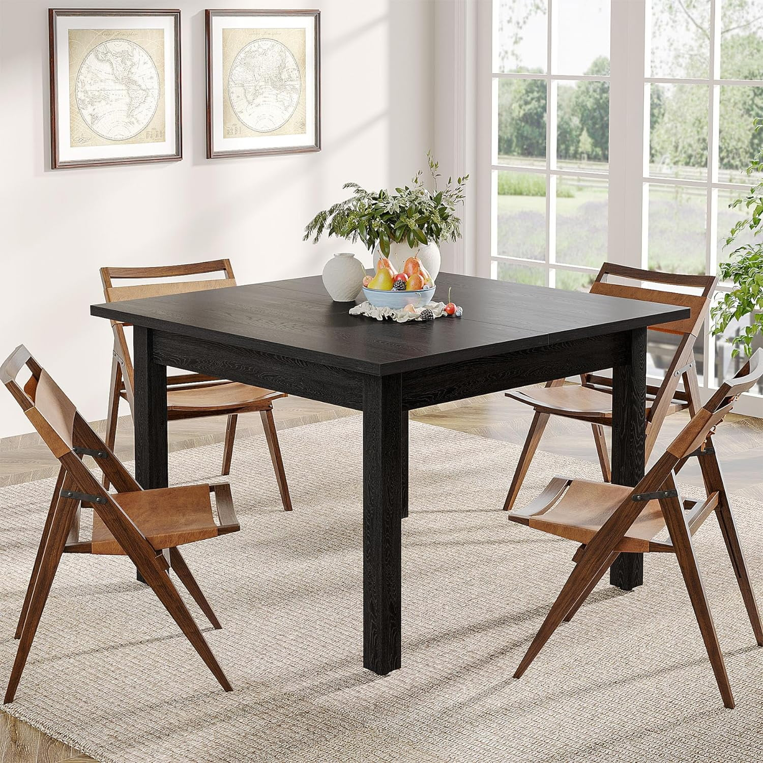 Tribesigns 39.4 Inches Square Dining Table For 2-4 People (Chairs Not ... for Beyond the Basics How to Select a Dining Table When Chairs Aren't Included