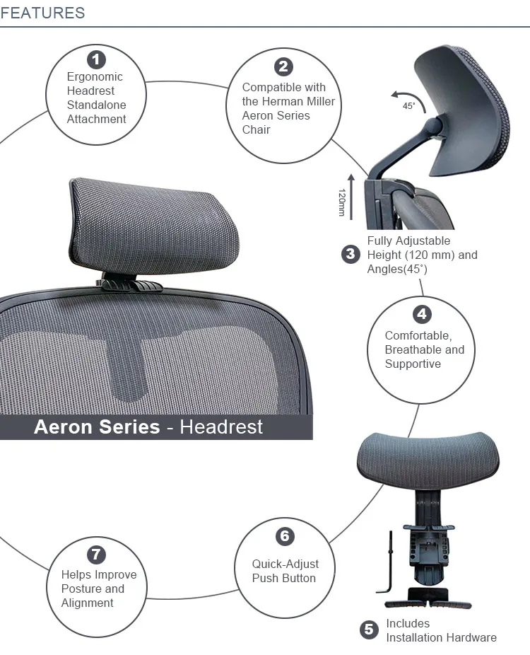Universal Office Chair Headrest Attachment - Buy Mount Aftermarket ... pertaining to The Essential Guide to Office Chair Headrest Attachment for Enhanced Comfort
