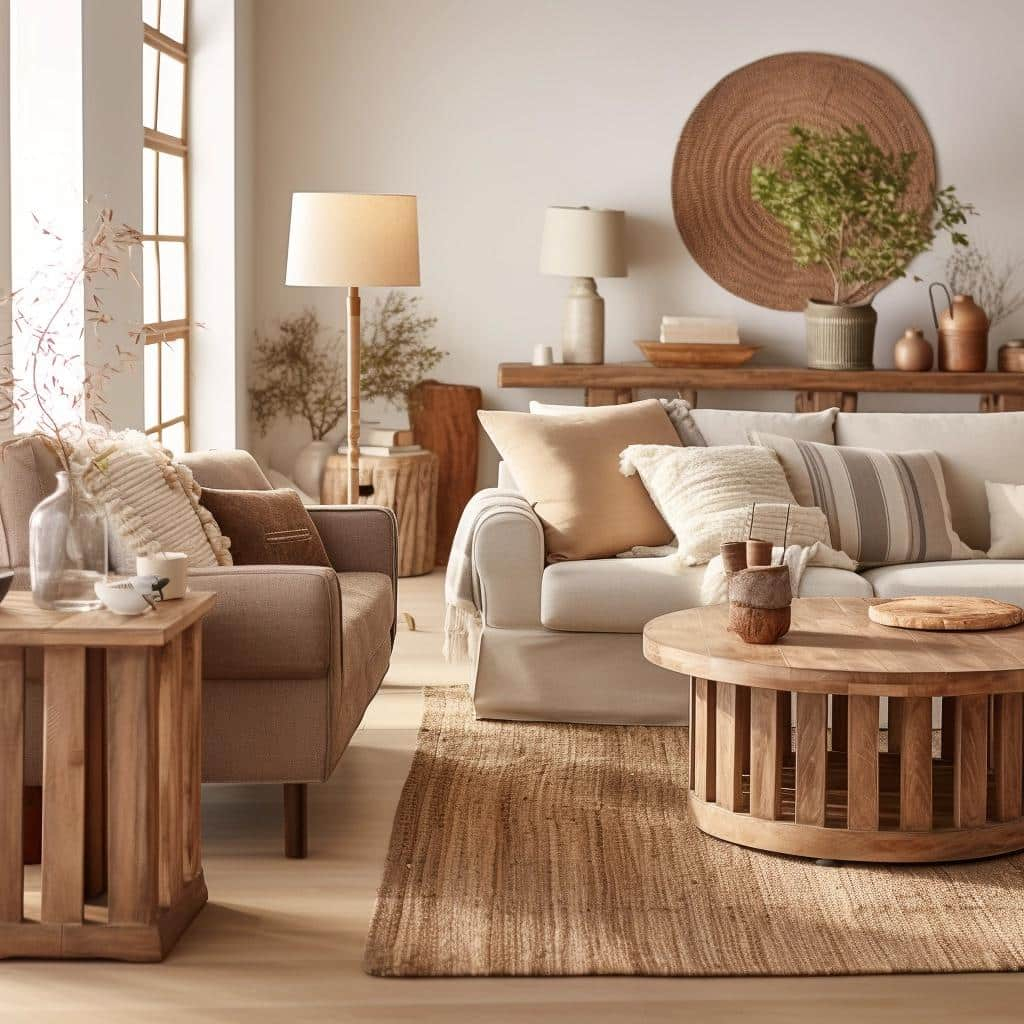 Unlock Cozy Charm: How Rustic Wood End Tables Elevate Your Living Room. pertaining to