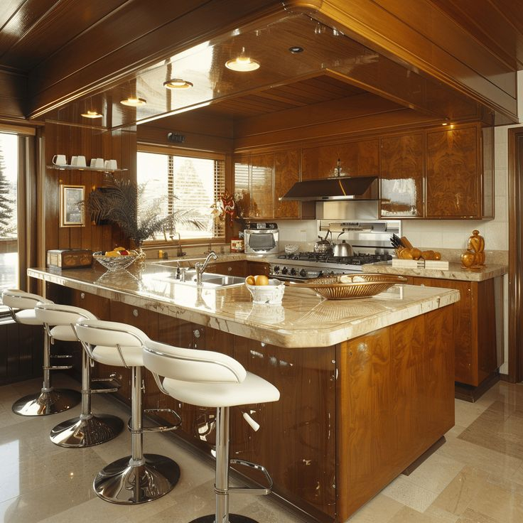 Unlock The Secrets Of The 1970S: Transform Your Kitchen Into A Retro ... intended for