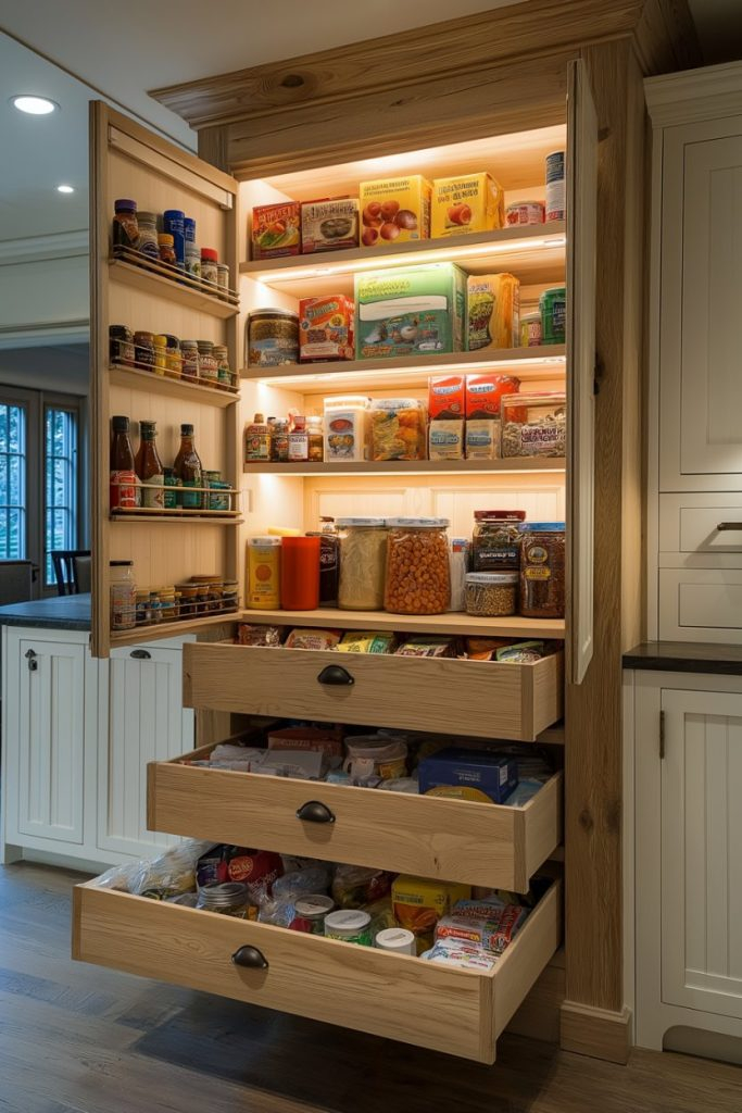 Unlock Your Kitchen's Potential: 38 Pantry Ideas For Stylish Storage ... with Unlocking Your Modern Kitchen Pantry's Potential for Seamless Cooking