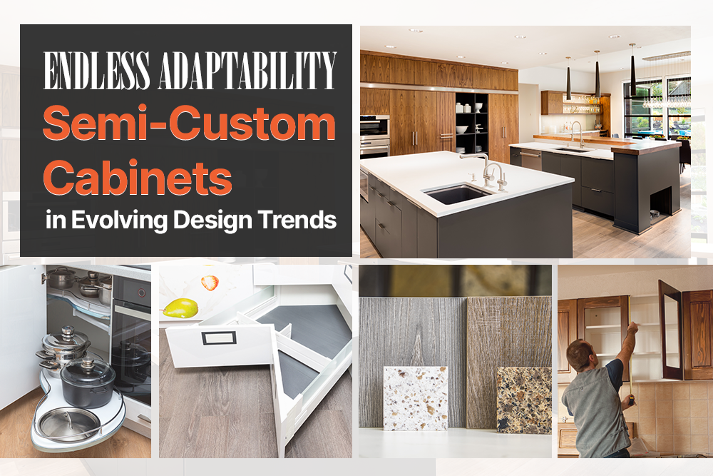Unlocking Versatility: Semi-Custom Kitchen Cabinets Embrace Adaptable ... throughout Unlocking the Versatility of Wood Cabinets in Modern Kitchen Aesthetics