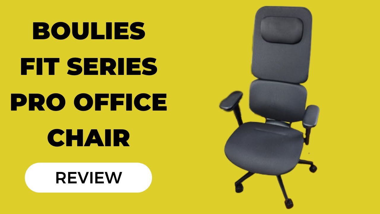 Upgrade Your Workday Comfort With Boulies Fit Series Pro Office Chair ... throughout