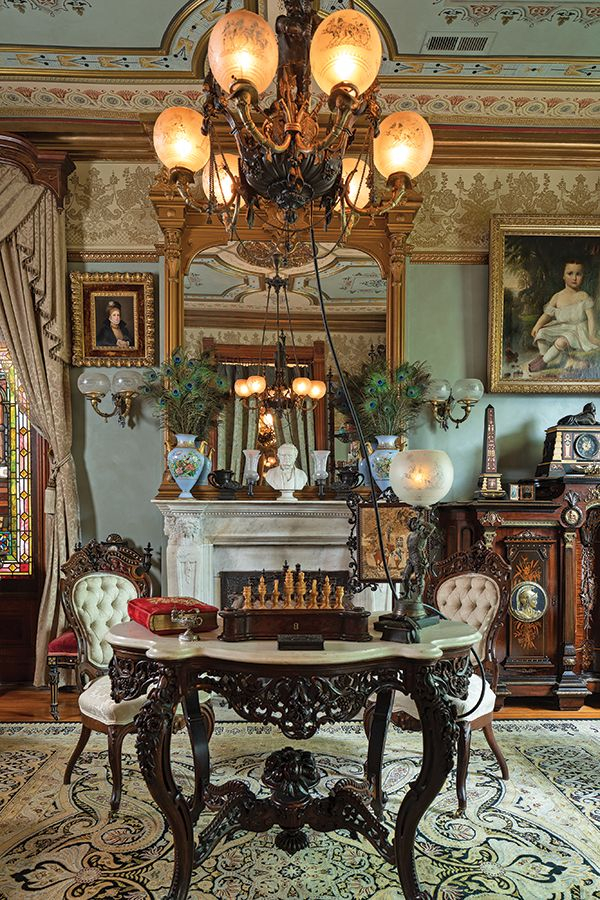 Victorian Mansion Interior, Victorian Library, Victorian Style Homes ... inside