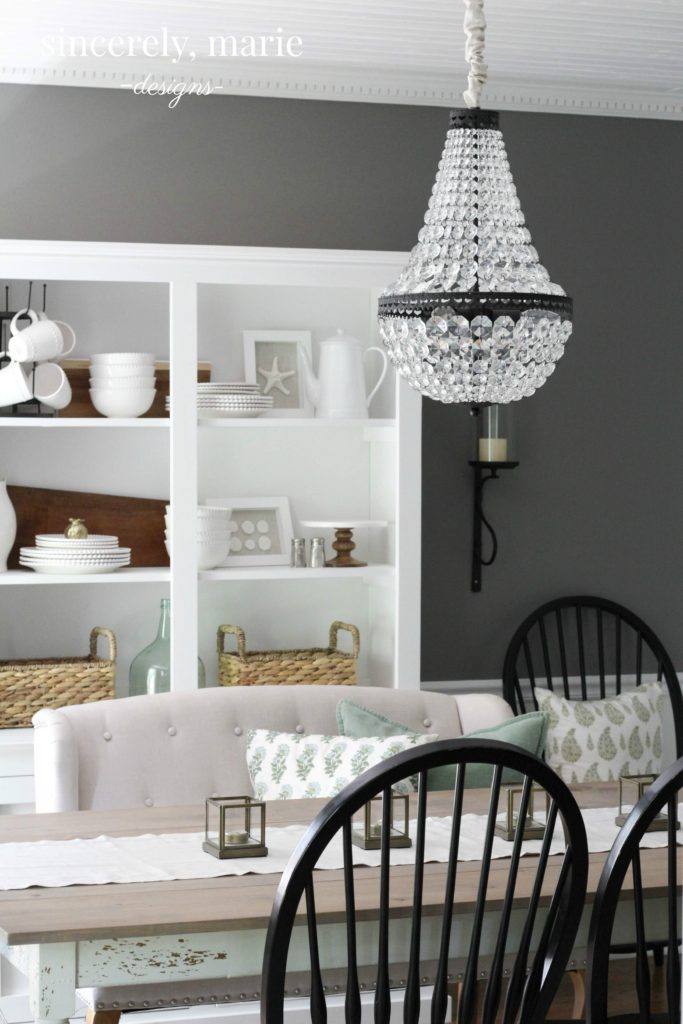 Vintage Inspired Dining Room Makeover - Sincerely, Marie Designs for