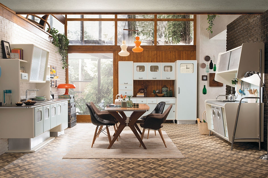 Vintage Kitchen Offers A Refreshing Modern Take On Fifties Style in