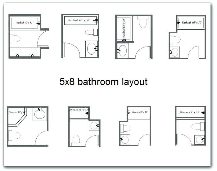 What Best 5X8 Bathroom Layout To Consider | Home Interiors | 5X8 ... in Smart Design Solutions for Compact 5x8 Bathrooms
