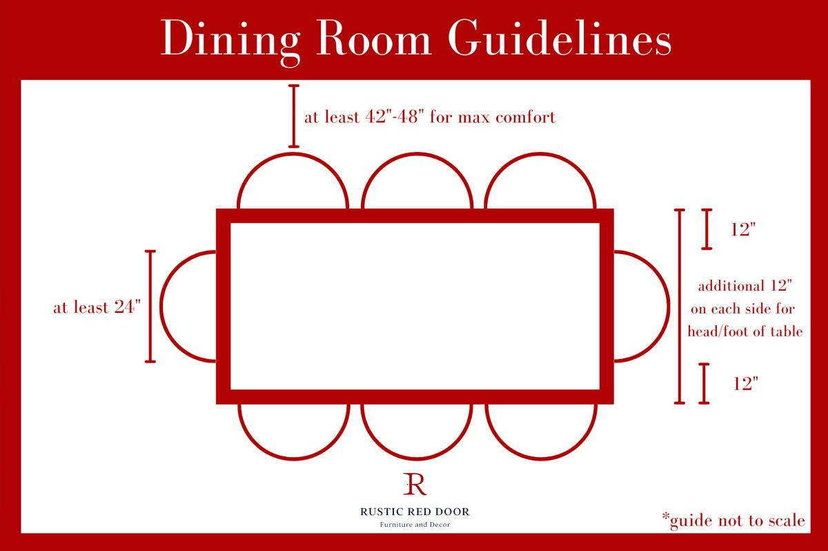What Dining Table Size To Buy? | Blog | Rustic Red Door in