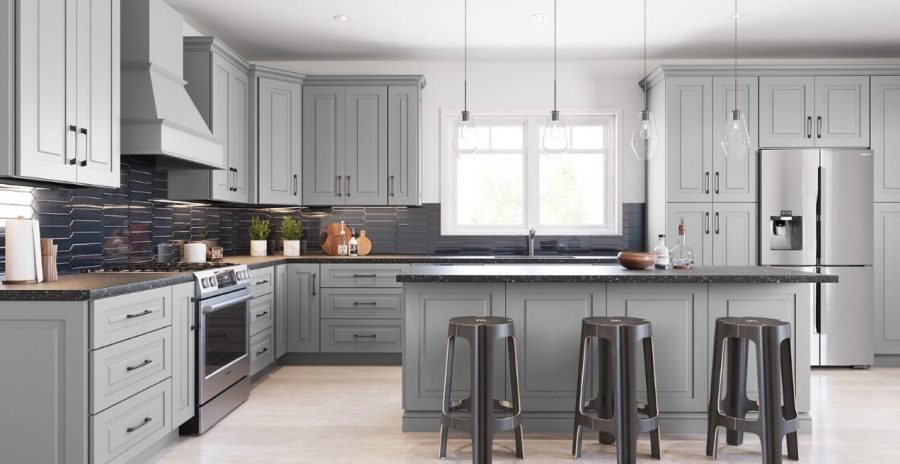 What Wall Color Goes With Gray Kitchen Cabinets? - Pa Kitchen regarding The Art of Gray Cabinetry Finding the Perfect Shade for Your Kitchen