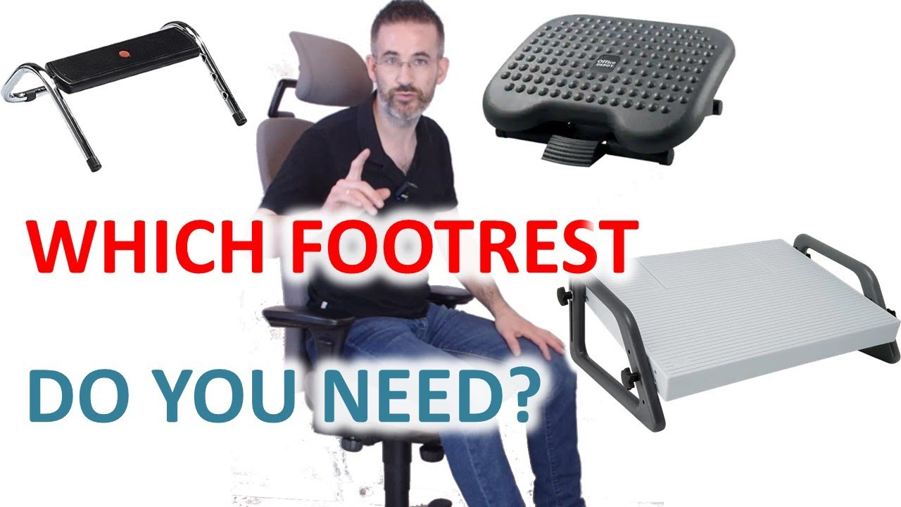 When Should You Use An Ergonomic Footrest At Work, And How To Choose ... intended for Finding the Right Footrest for Your Office Chair A Practical Approach