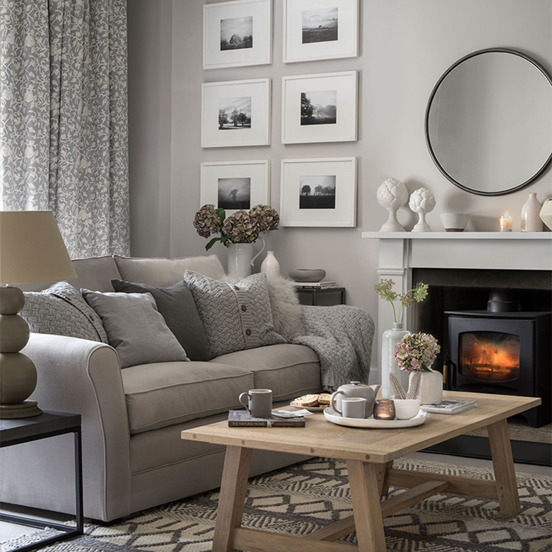White And Grey Living Room Ideas - Easy Ways To Style This Colour Combo ... pertaining to
