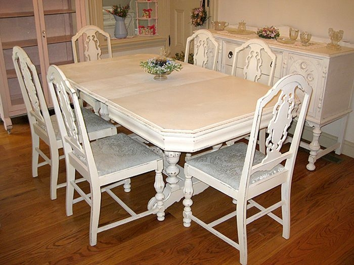 White Distressed Dining Table - Ideas On Foter with Finding the Perfect Distressed White Dining Room Table for Your Home