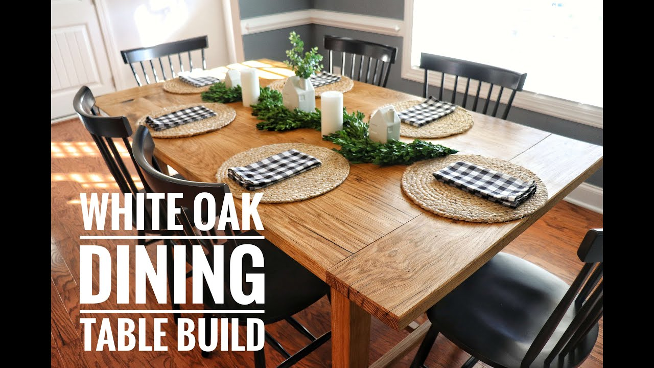 White Oak Dining Table Build - Rough Start, Smooth Finish. - Youtube inside Understanding the Nuances of White Oak Dining Table Finishes